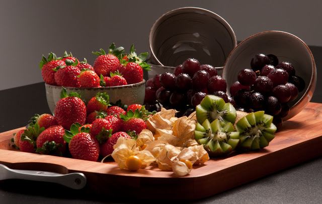Frutas sobre a mesa