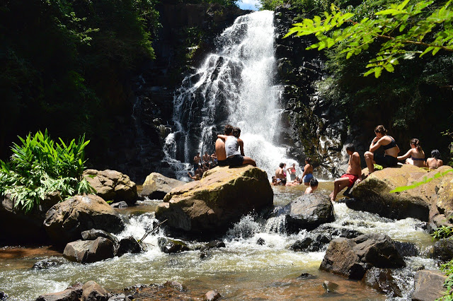 Cachoeira de Pavuna em Botucatu 